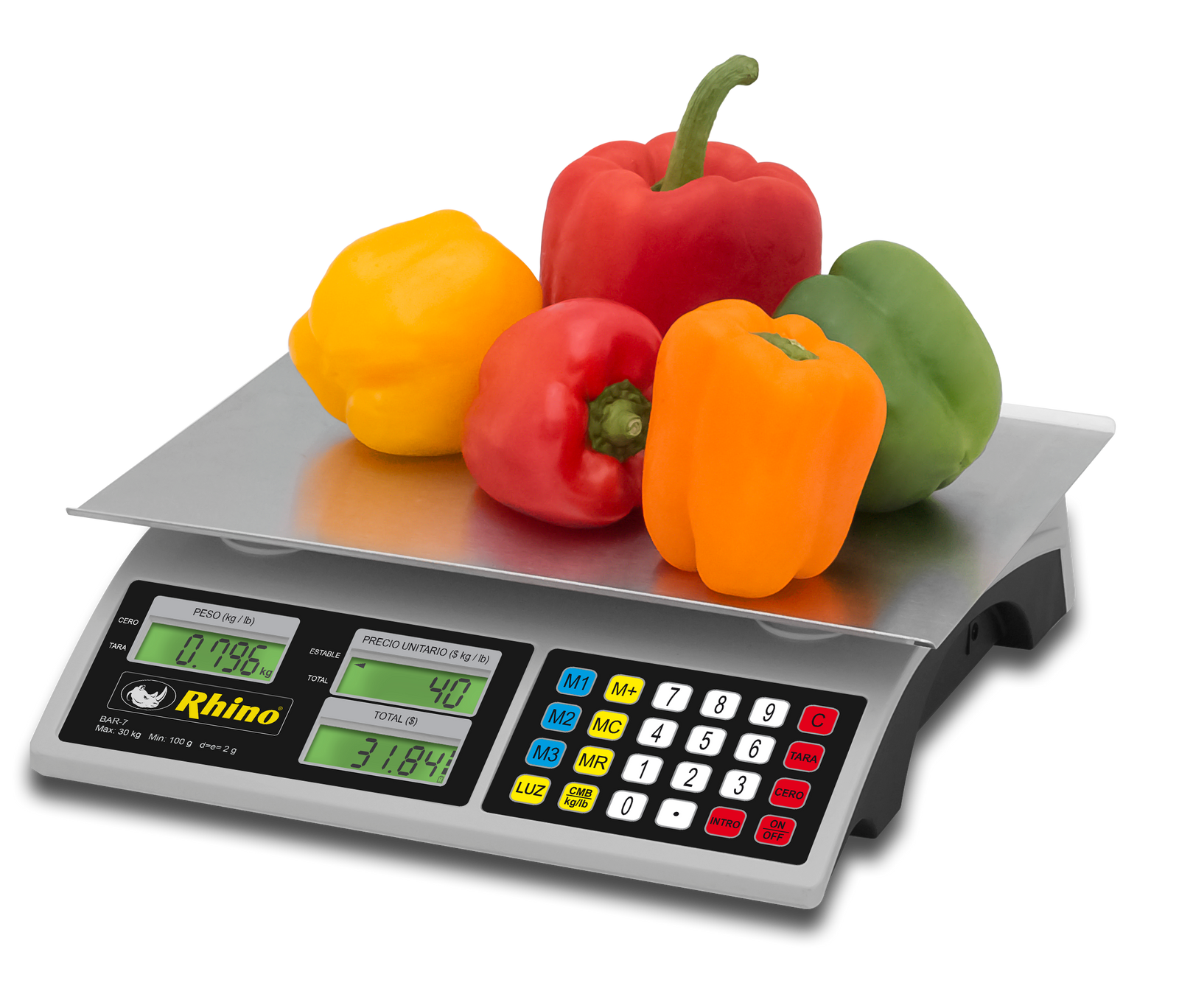 Báscula de mostrador 15 kg - 30 kg  BAR-7