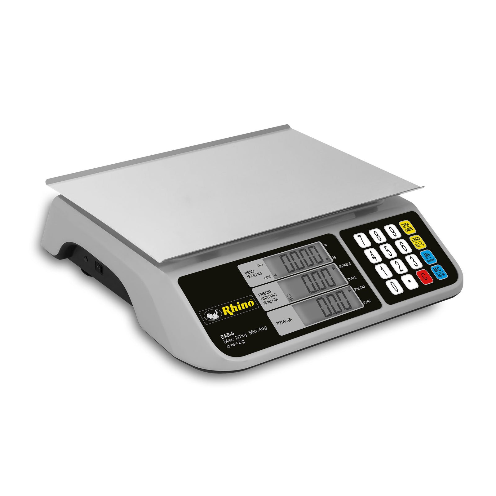 Báscula de Mostrador 20 kg BAR-6