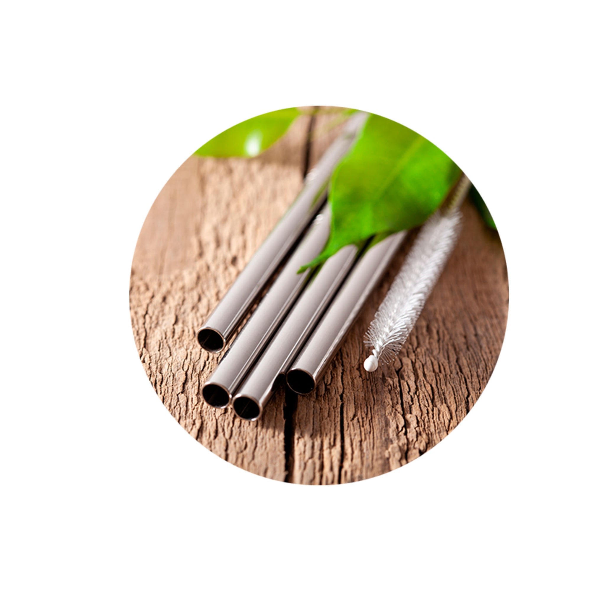 Popotes Ecológicos de Acero Inoxidable