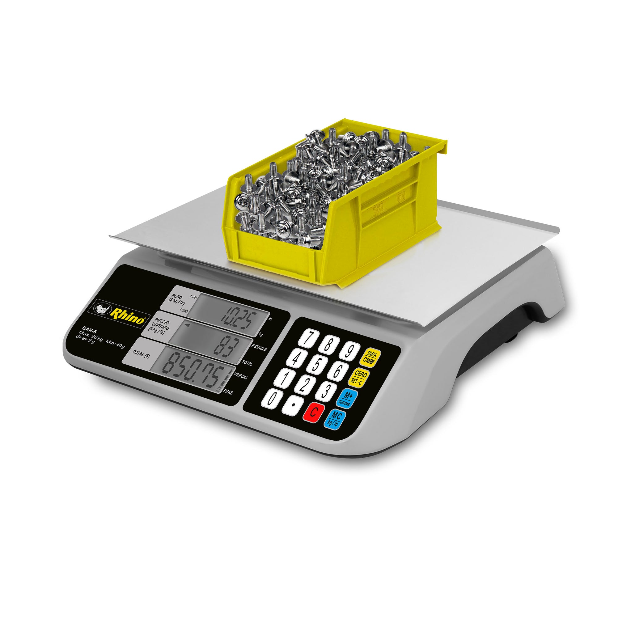 Báscula de Mostrador 20 kg BAR-6